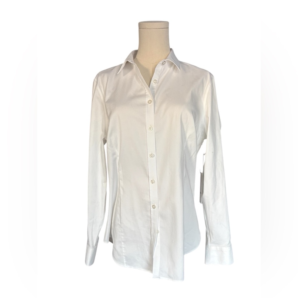 Chico’s No Iron White Button Down